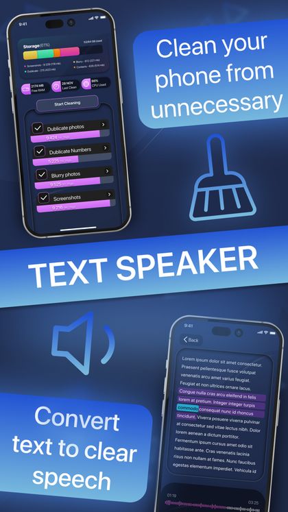 Overview of the cleaning, compression and text tools