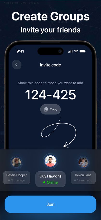 Invitation code for adding a friend